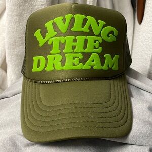 Ascot and Hart Green Trucker hat